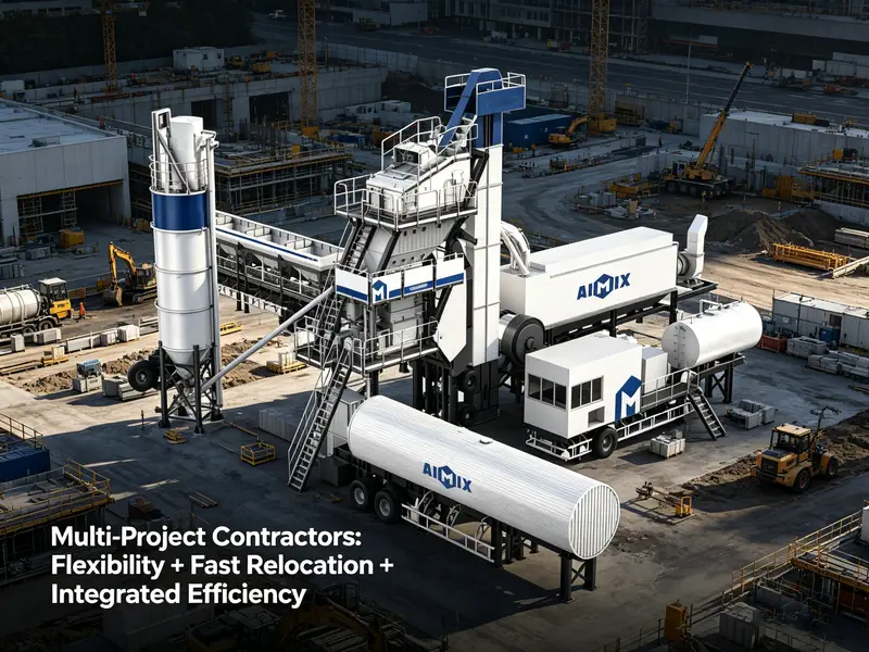 Mobile Asphalt Plant for Multi-Project Contractors Flexibility + Fast Relocation + Integrated Efficiency