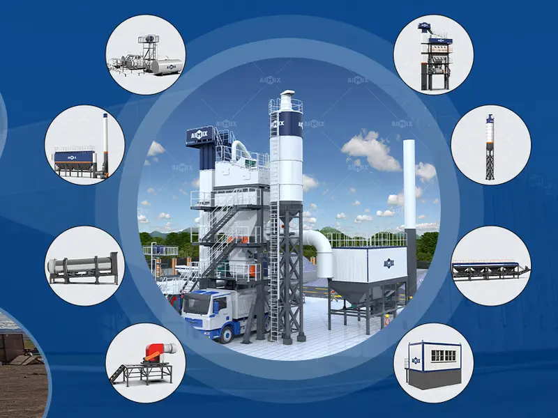 What Are the Components of Asphalt Mixing Plant