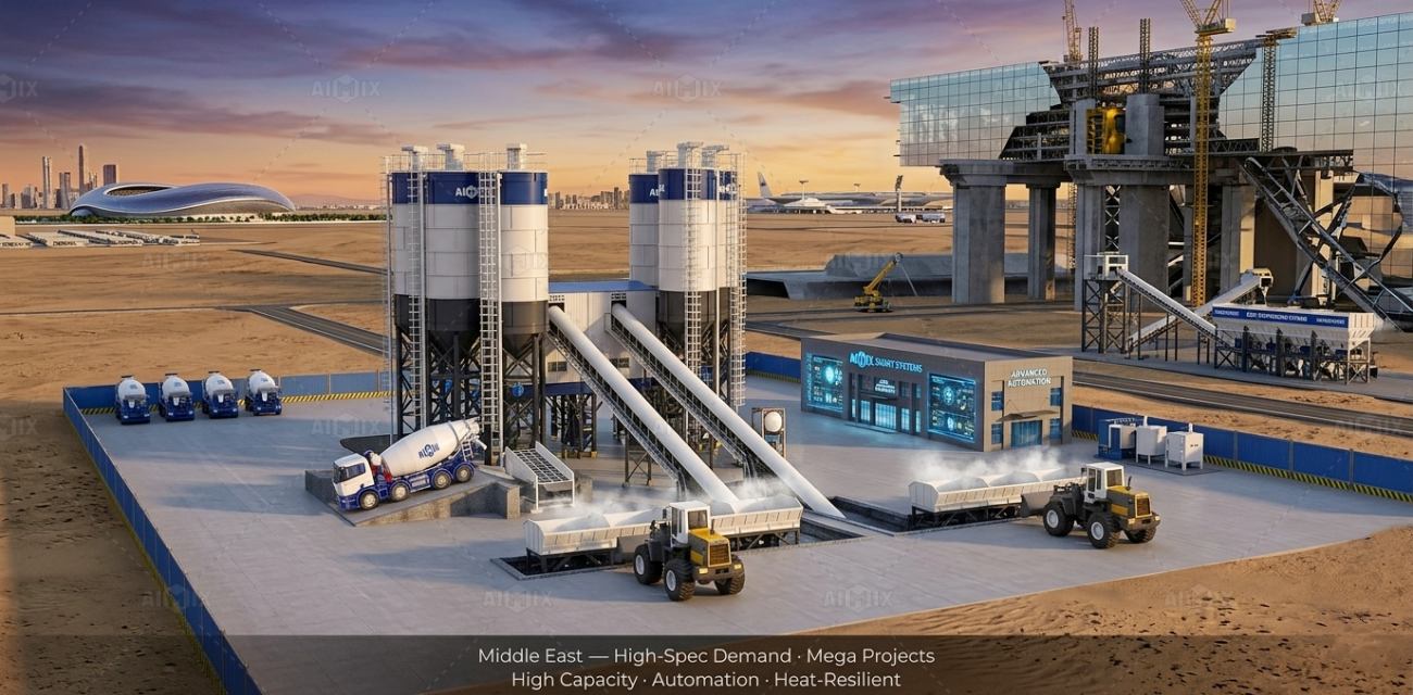 batching plant in Middle East market