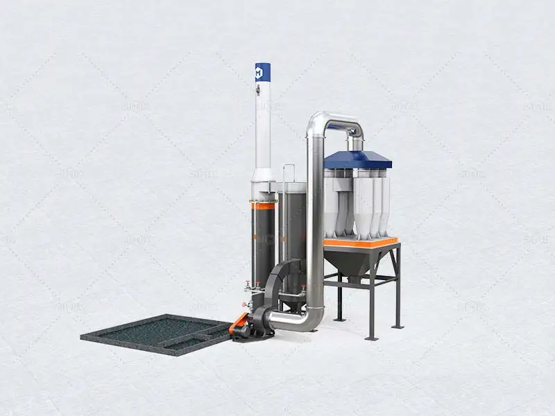 dust removal system - asphalt drum mix plant parts