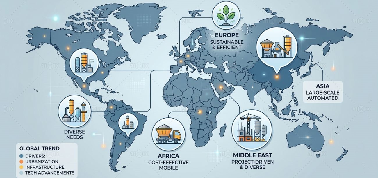 glabal batching plant market