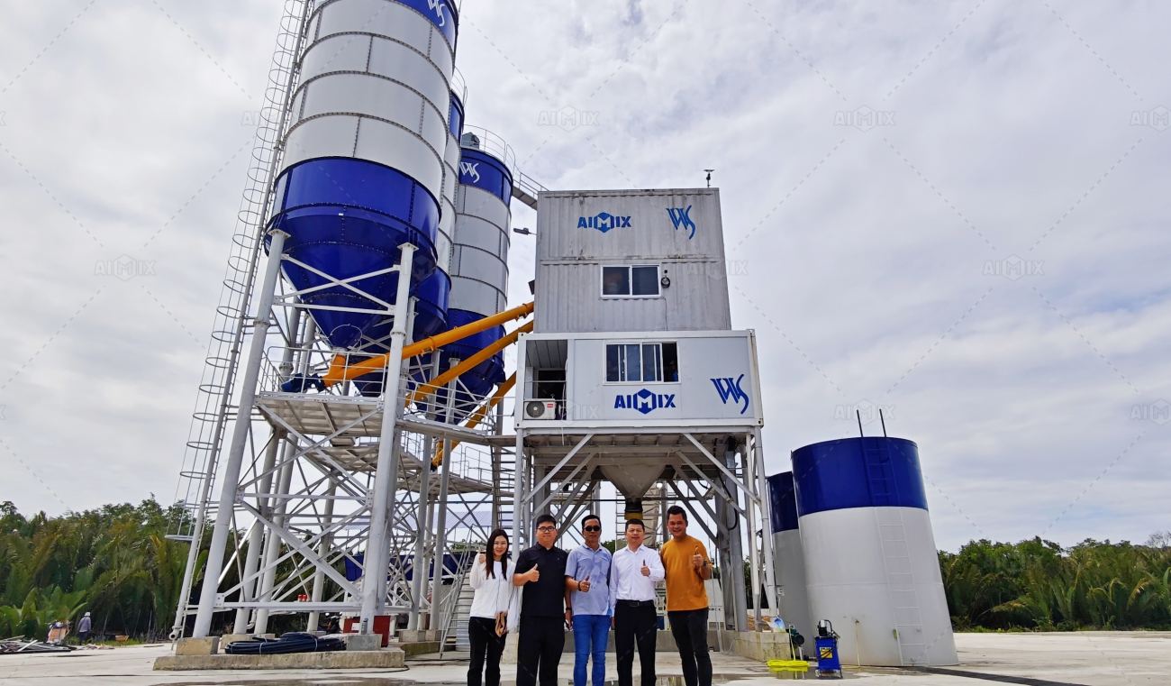 reputable concrete batch plant manufacturer Aimix