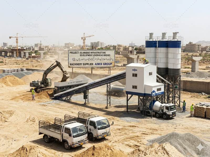 stationary batching plant for sale in Pakistan