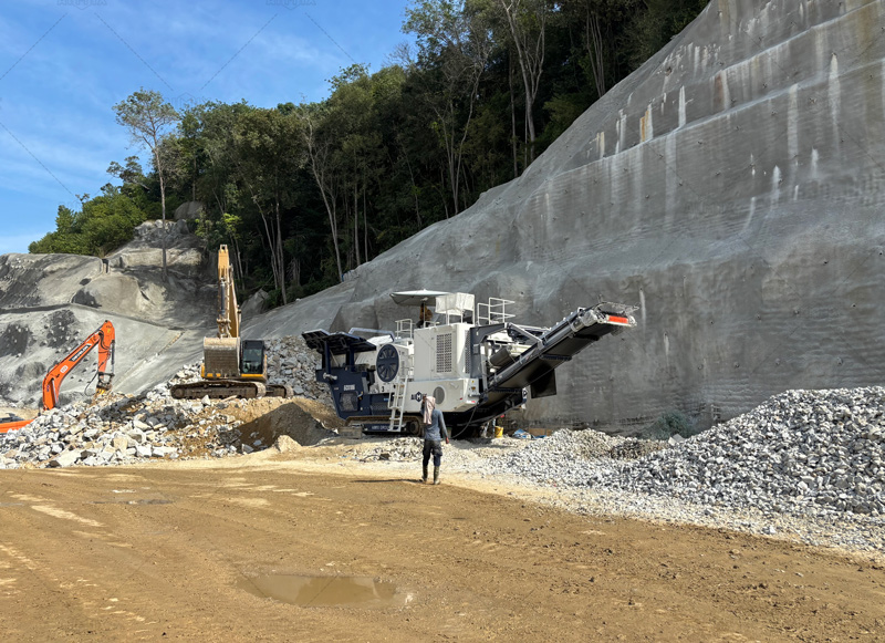 600 tph Track Gravel Crushing Plants for Railway Ballast