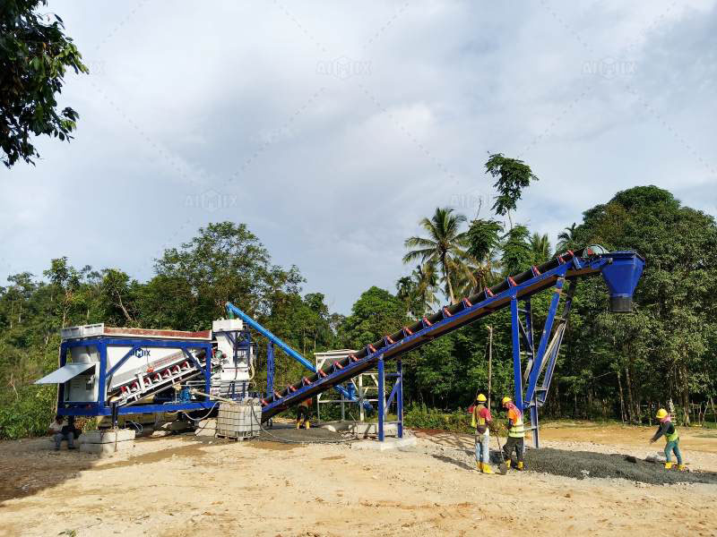 AJSY35 Compact Batching Plant for Sale