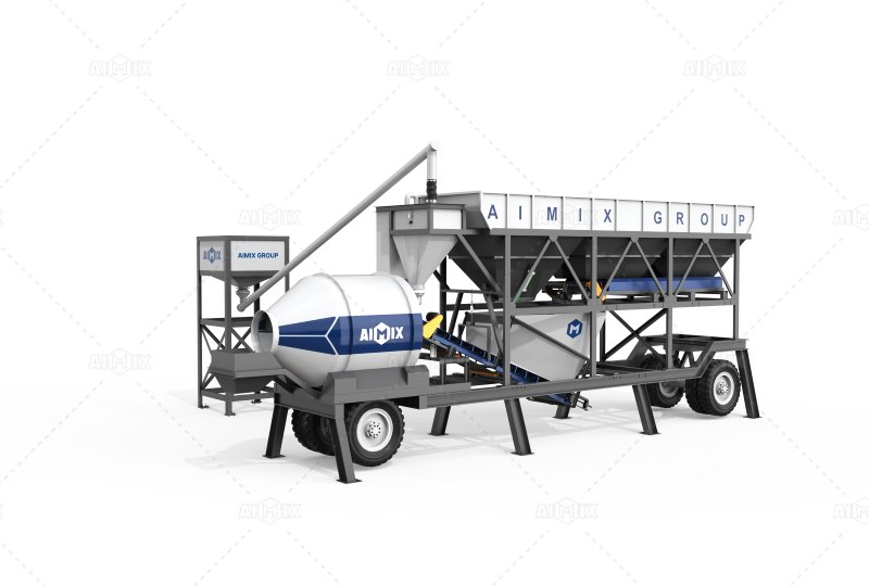 AJZY drum type small batch plant