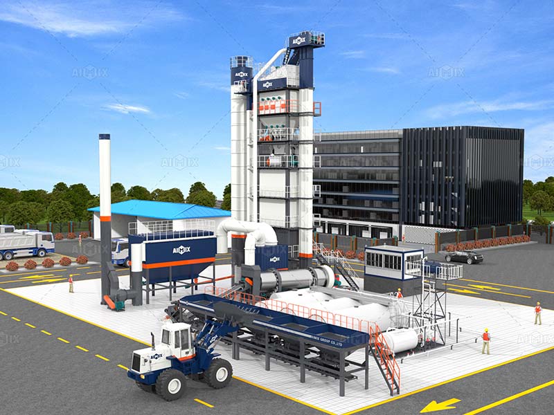 ALQ series asphalt batching plant for sale in Indonesia