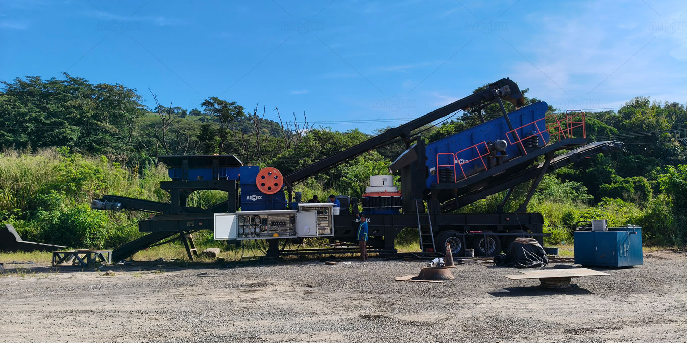APY4 Mobile Crushing Plants Normal Operation in Extreme Conditions