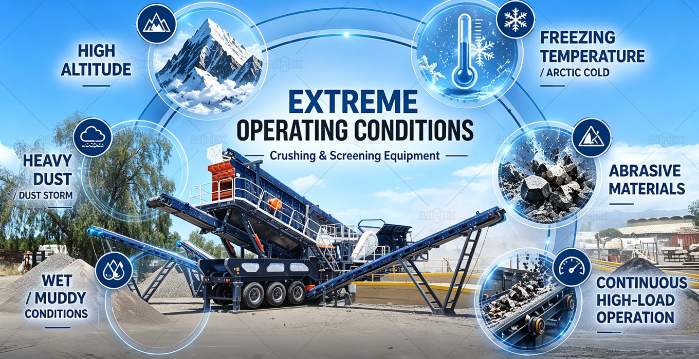 Crushing and Screening Equipment for Reliable Operation in Extreme Conditions
