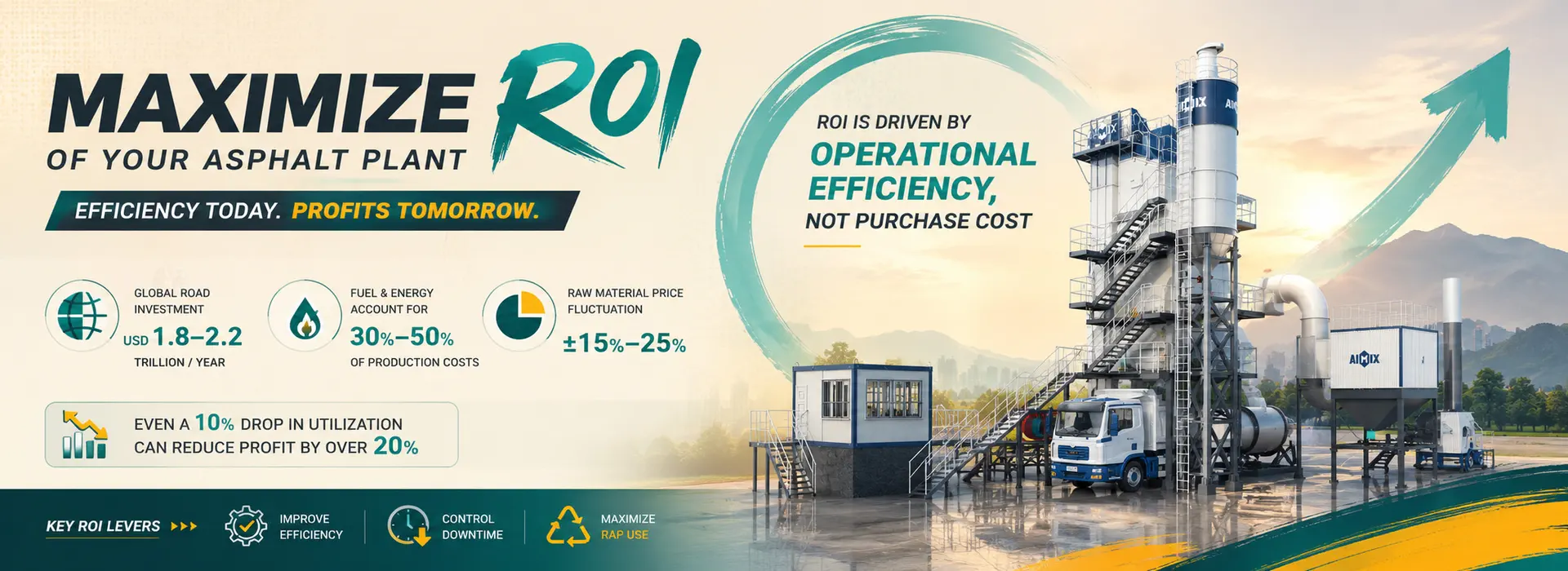 Global Road Construction Upgrading Why Asphalt Plants Have Entered the “ROI Era”