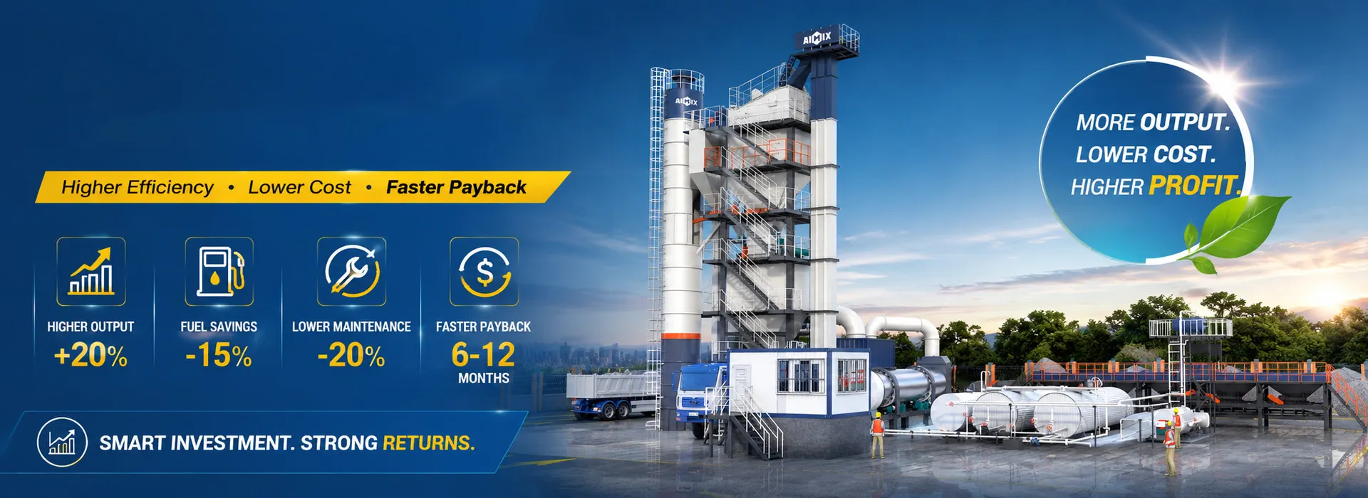 How to Improve the ROI of an Asphalt Mixing Plant