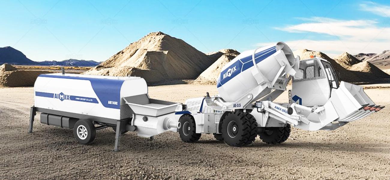 Self Loading Concrete Mixing and Pumping Solution