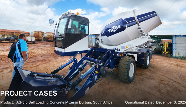 aimix self loading concrete mixer in Durban, South Africa