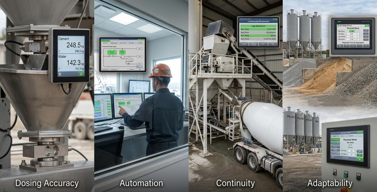 batching plant technology enables quality control