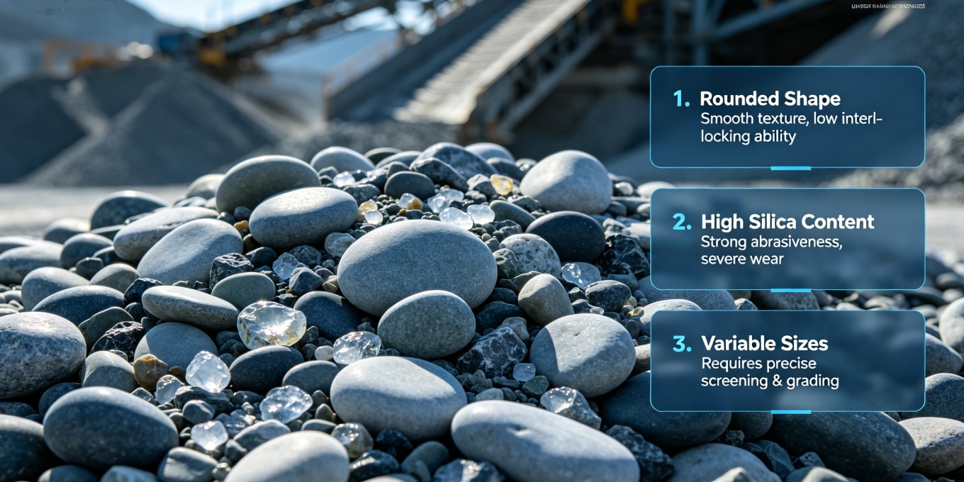 characteristics of gravel materials