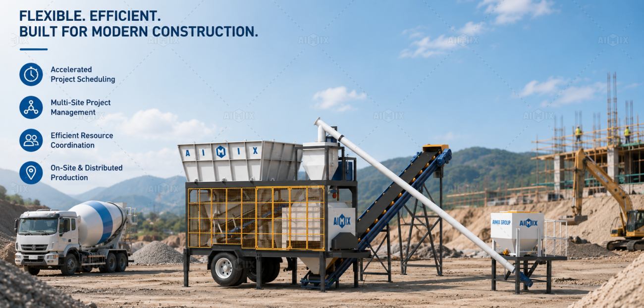 compact mobile batching plant becoming popular