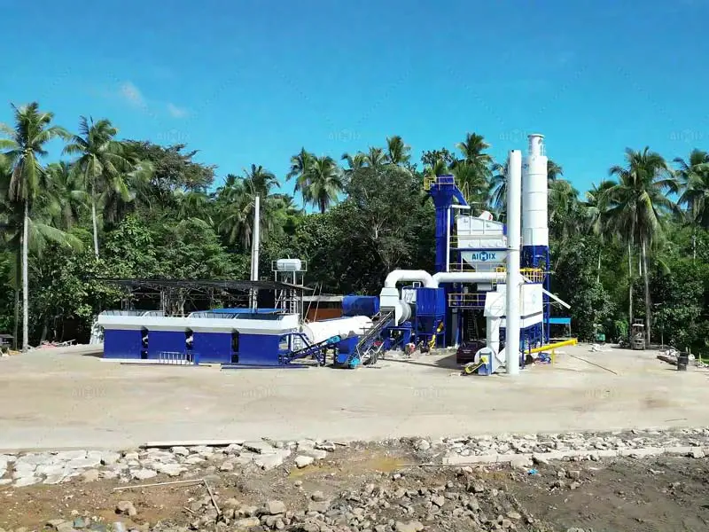 price of 80 ton stationary hot mix plant in the Philippines
