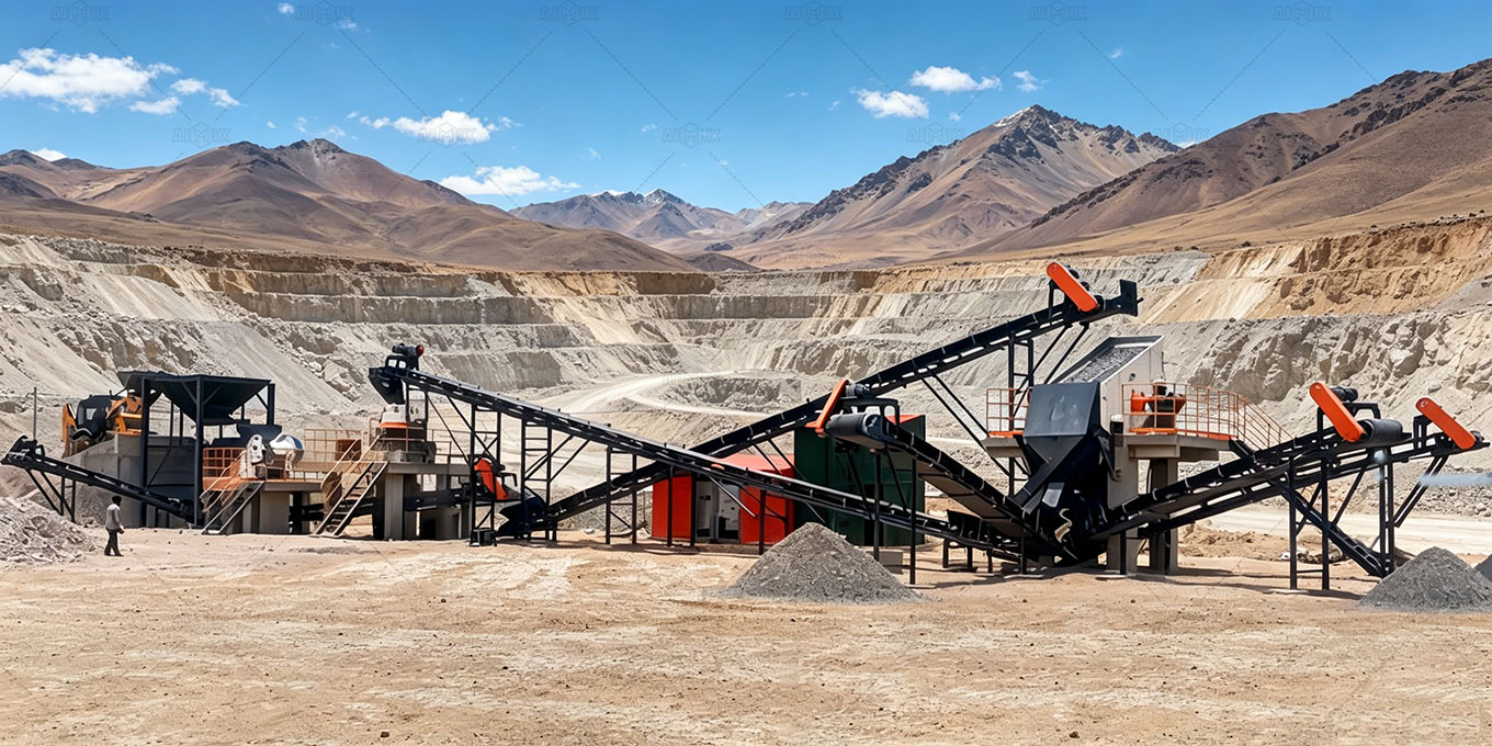 stone crusher machine in High Altitude area for aggregate production