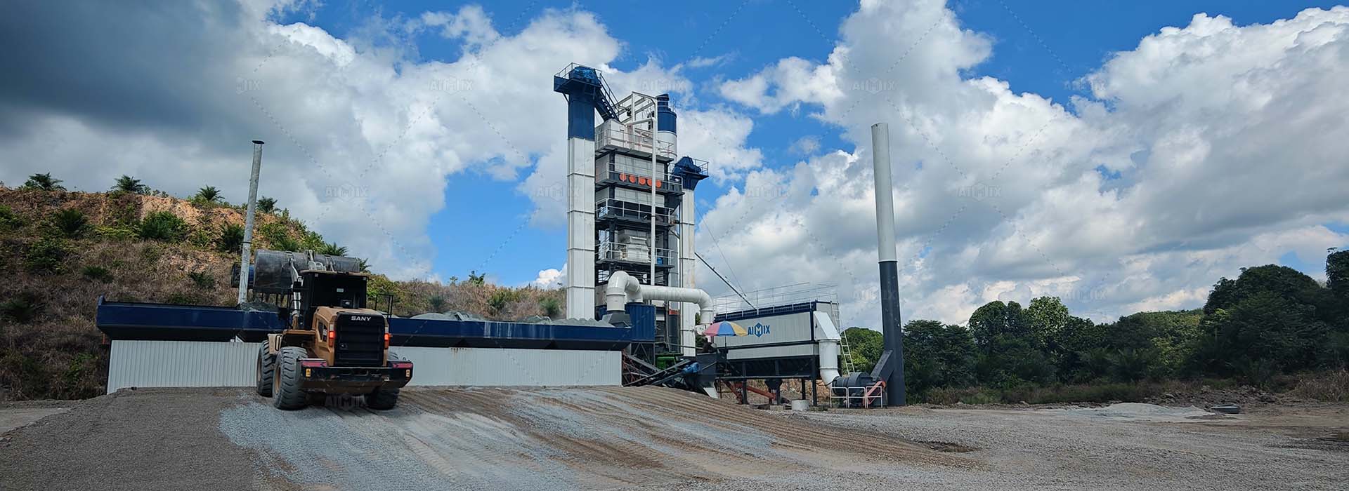 what are the types of asphalt plants globally