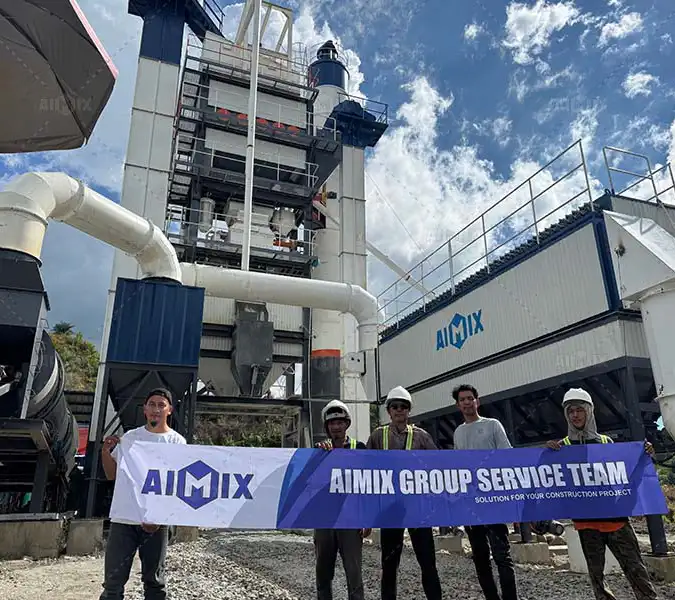 120tph asphalt plant and customers in Malaysia