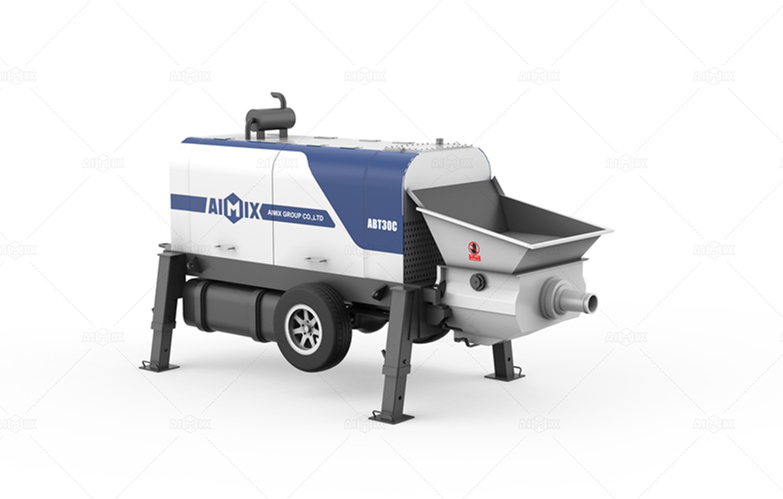 ABT30C trailer type small concrete pump for sale