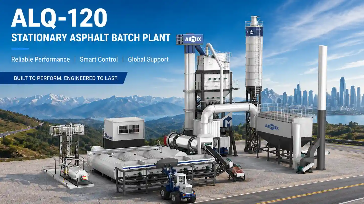 ALQ-120 Top Selling Stationary Asphalt Batching Plant for Sale