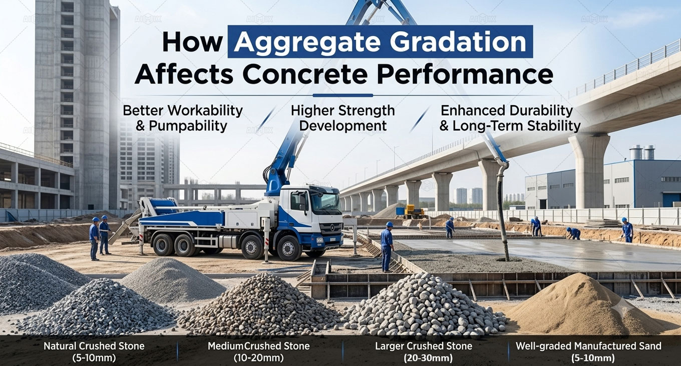 Aggregate Gradation Affects Concrete Performance