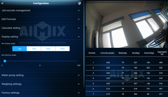 Aimix Self Loading Mixer Guided Weighing Calibration System