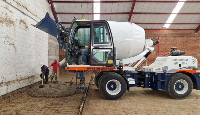 Aimix portable concrete mixer Srilanka for Rural Self-Build Houses
