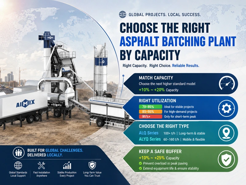 Right Asphalt Batching Plant Selection By Capacity