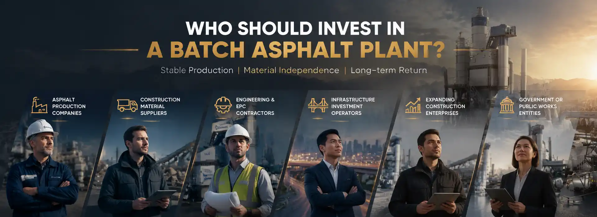 Who Should Invest in a Batch Asphalt Plant