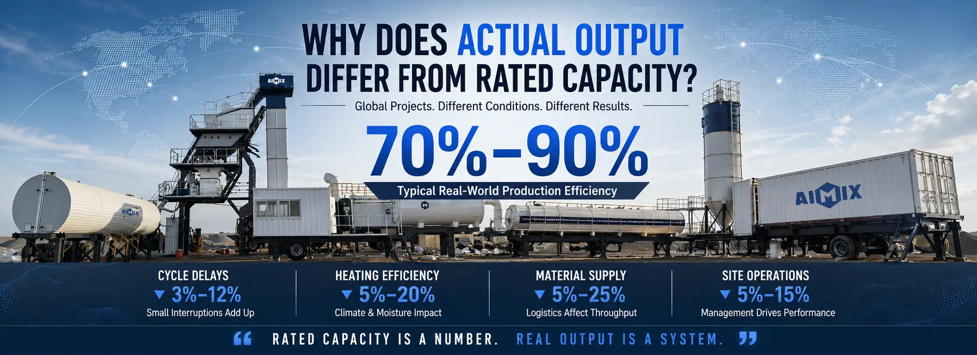 Why Does Asphalt Plant Output Differ From Rated Capacity