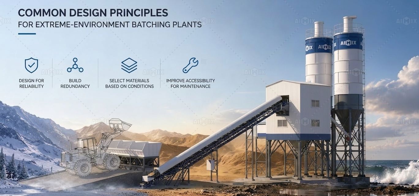common design principle of batching plants