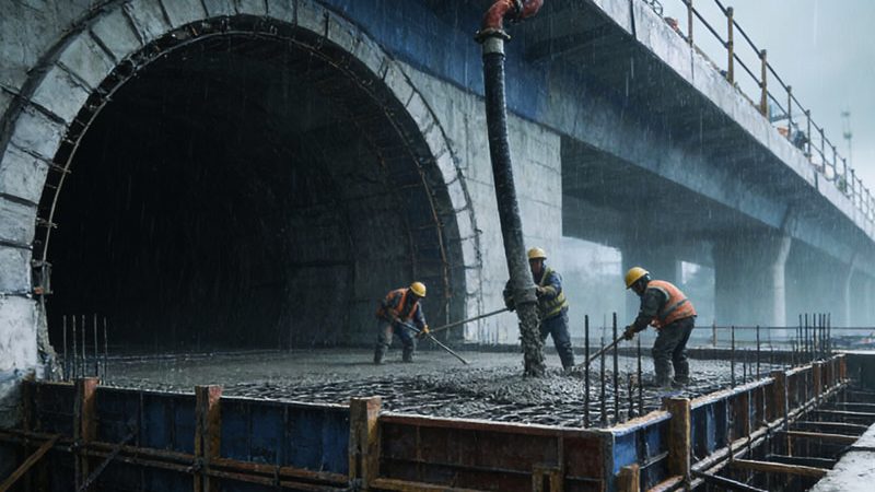 for tunnel and bridge construction project