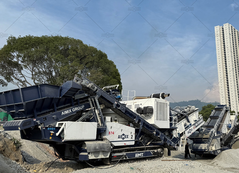 600tph Crawler Crushers for Processing River Pebbles in Malasysia