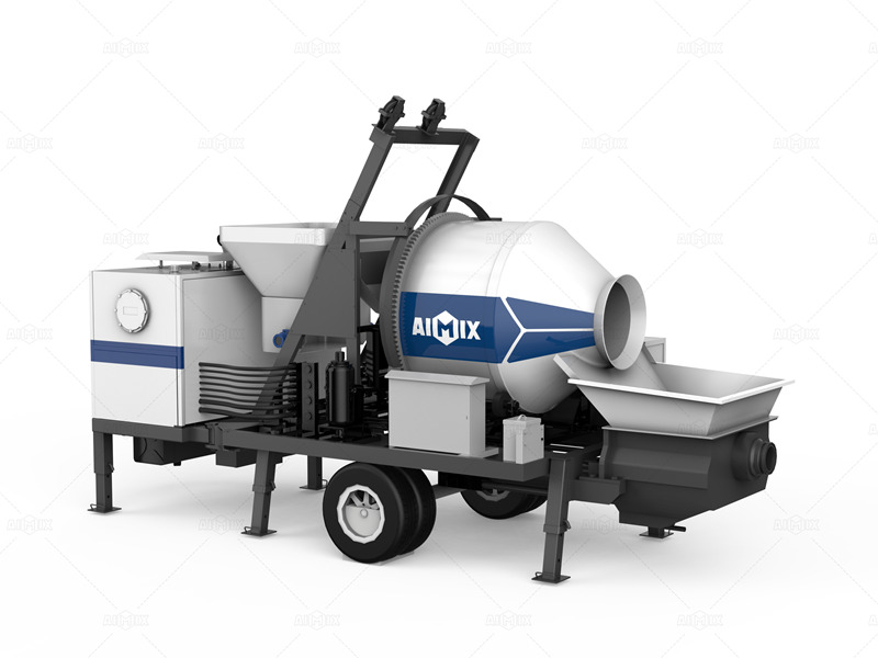 ABJZ40C drum mixer concrete pump Aimix