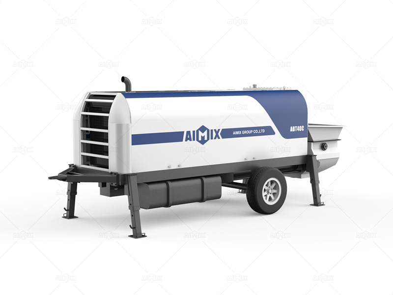 ABT40C diesel trailer concrete pump Aimix