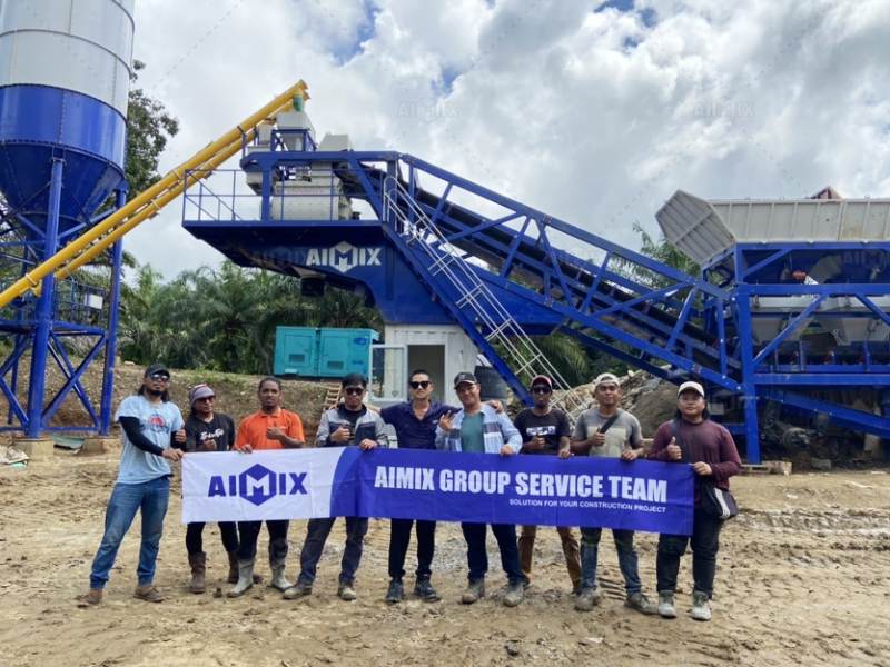 AJY35 completely installed in Malaysia for coastal construction project