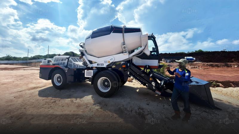 Aimix AS-3.5 self-loading mixer for sale Indonesia