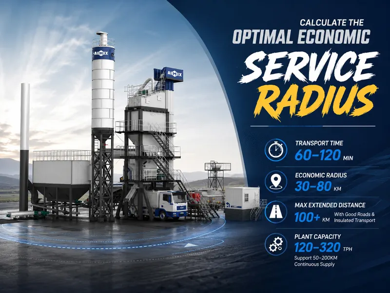 How to Calculate the Optimal Economic Service Radius of an Asphalt Plant