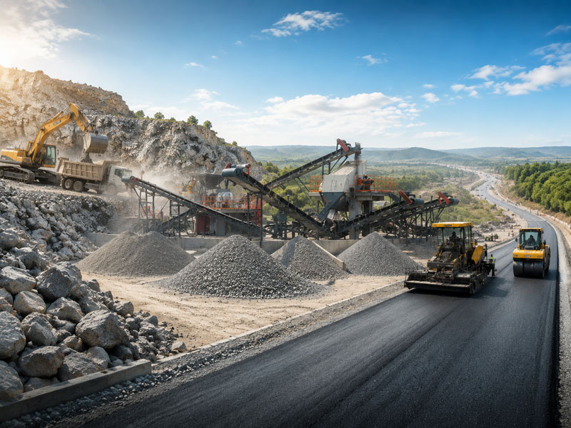 Need High Quality Aggregates for Road Construction