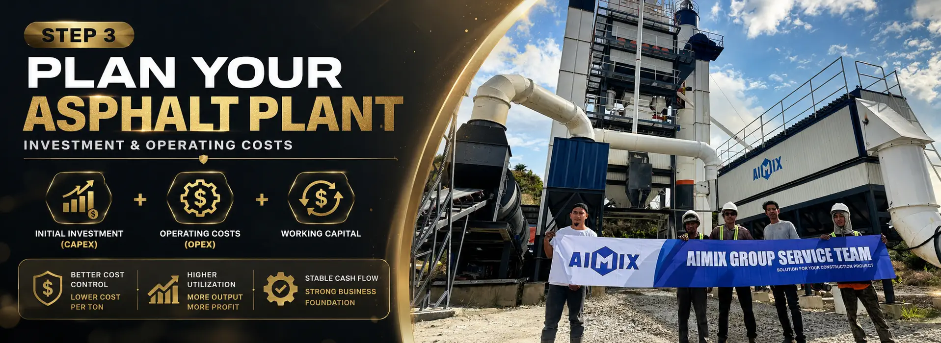 Plan Your Asphalt Plant Investment and Operating Costs