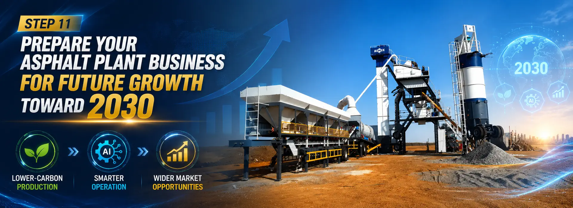 Preparing for 2030 investing in a larger asphalt plant