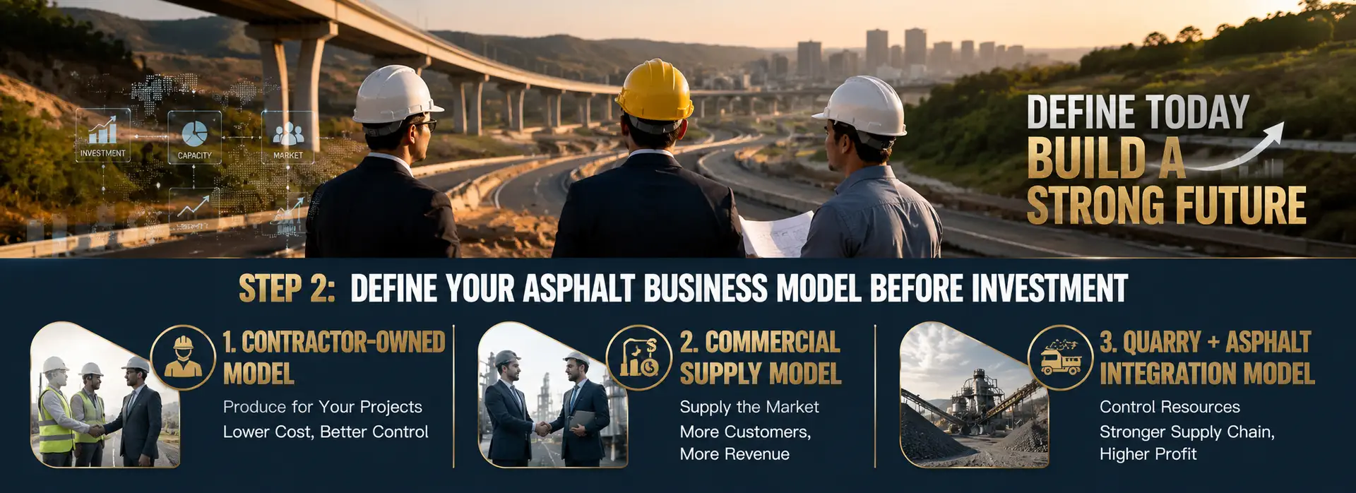 STEP 2 Define Your Asphalt Business Model Before Investment