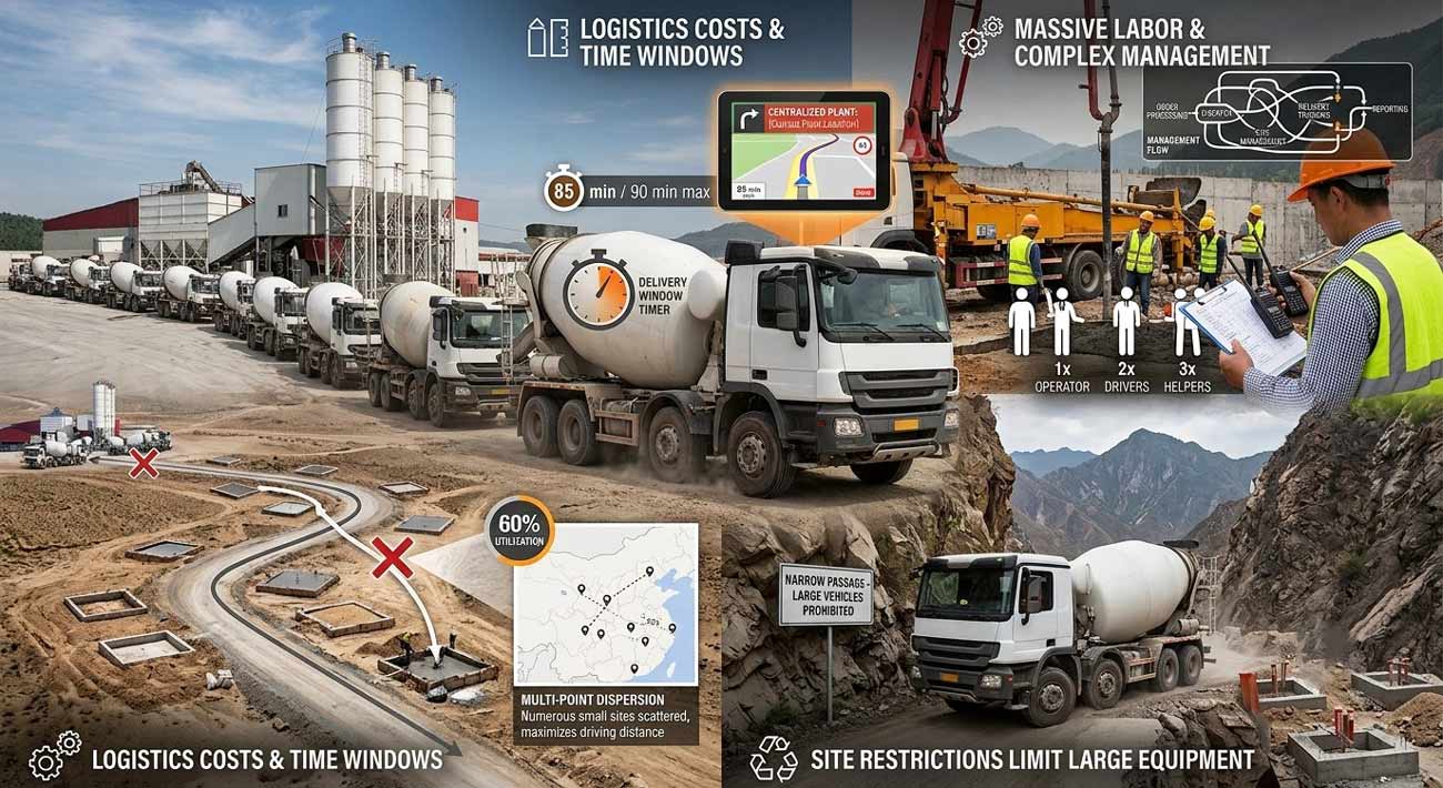 challenges of traditional concrete supply methods