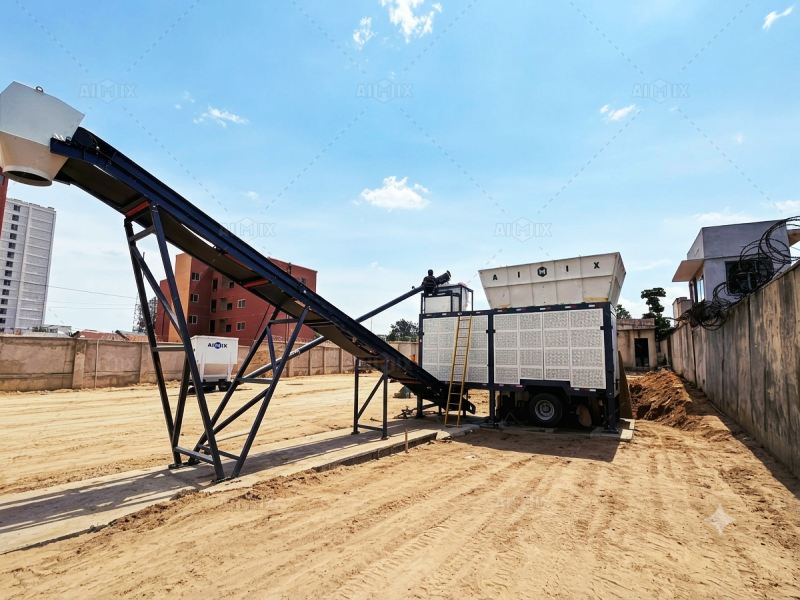 choose mobile compact batching plant for small projects needing relocation