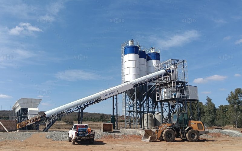 completing the AJ90 batching plant commissioning at site