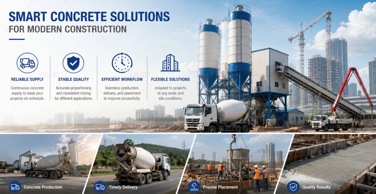 key requirements and challenges in modern concrete construction