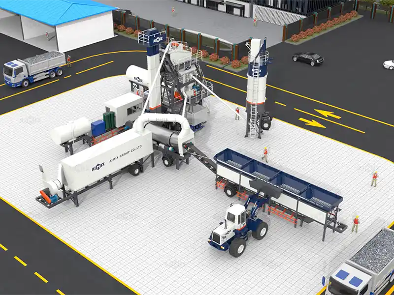 mobile asphalt batching plant capacity for sale globally