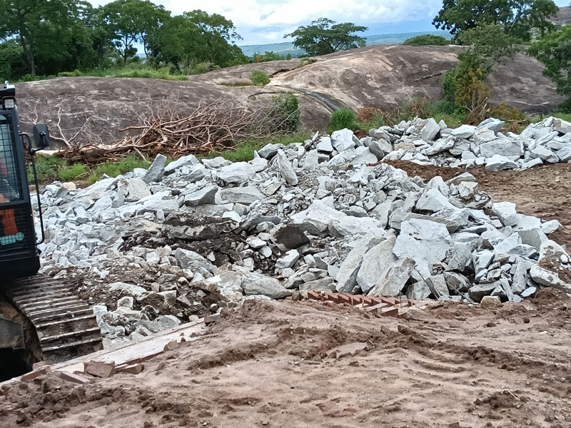 processing hard and abrasive granite
